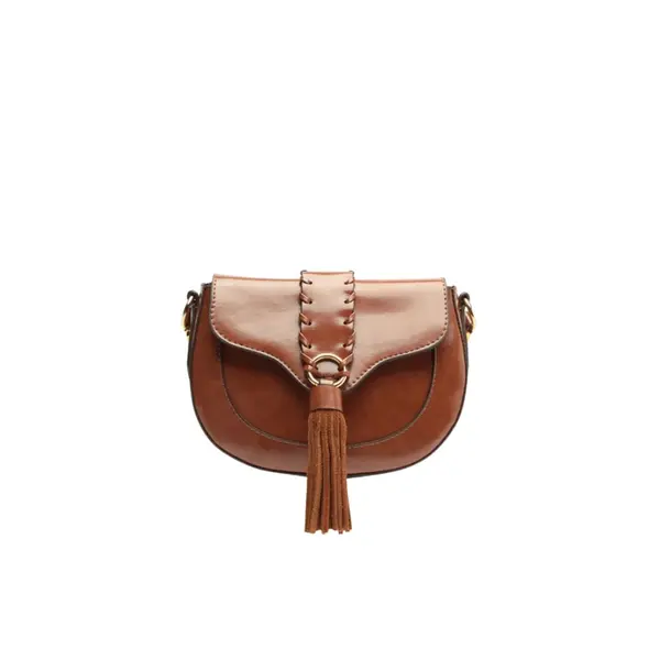 Bolsa Arezzo Tiracolo Caramelo Média Barbicacho