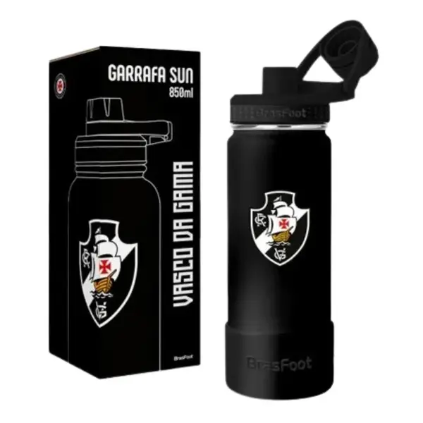 Garrafa Brasfoot Térmica Sun Base Silicone Vasco