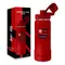 Garrafa Brasfoot Térmica Sun Base Silicone Flamengo