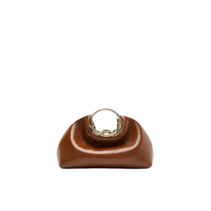 Bolsa Arezzo Hobo Alça Redonda Snake Preta
