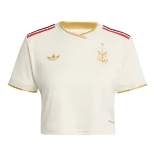 Cropped Adidas 3 CR Flamengo 25 Feminino