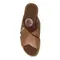 Tamanco Usaflex Em Couro Anabela Baixo