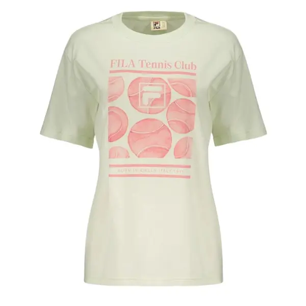 Camiseta Fila Oversized Letter Graphic Feminina