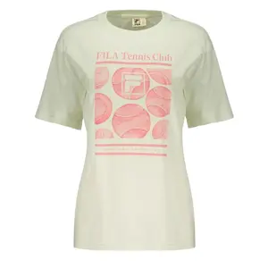 Camiseta Fila Oversized Letter Graphic Feminina