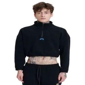 Cropped Baw Clothing Sherpa Half