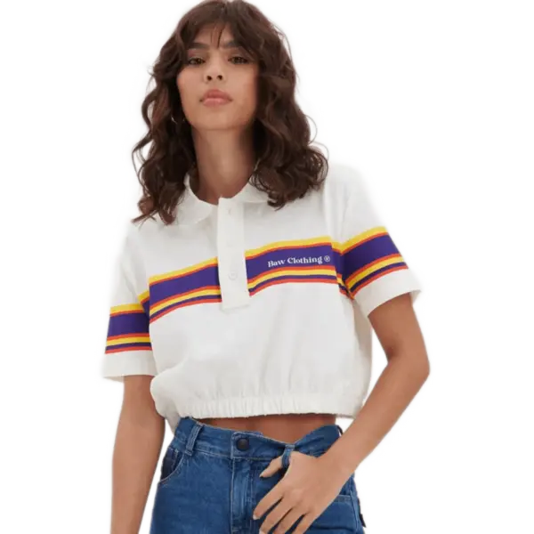Camisa Polo Baw Clothing Cropped Revival Station