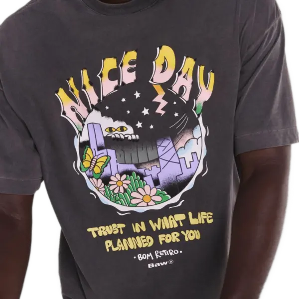 Camisa Baw Clothing New Over Nice Day
