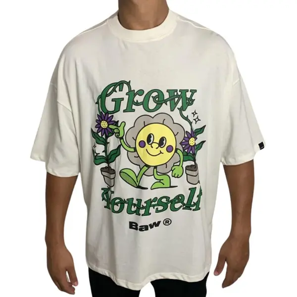 Camisa Baw New Over Grow Yourself
