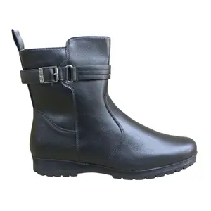 Bota Mooncity Rasteira Cano Curto Feminino