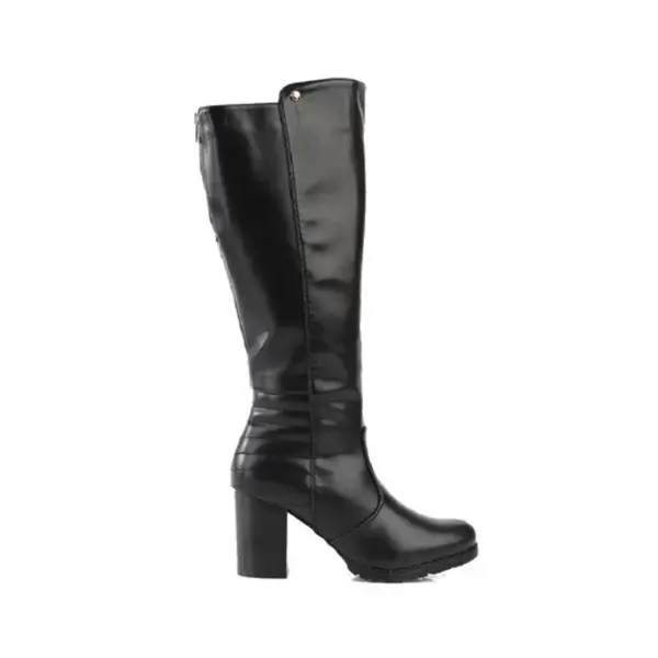 Bota Mooncity Cano Alto Salto Alto Feminina 73134