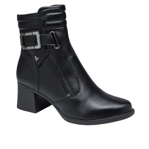 Bota Missisipi Berteli Cano Curto Preta Feminino MC511